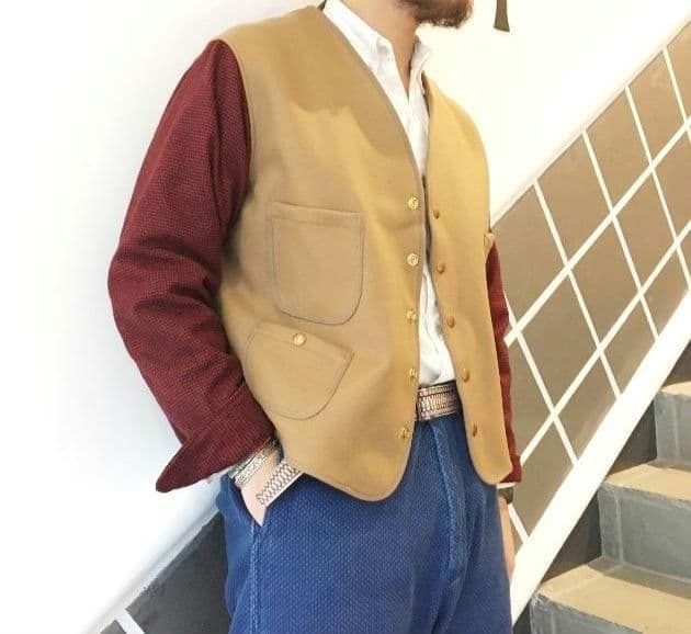 【希少】BEAMS 別注 fennica orSlow レイルロードジャケットL