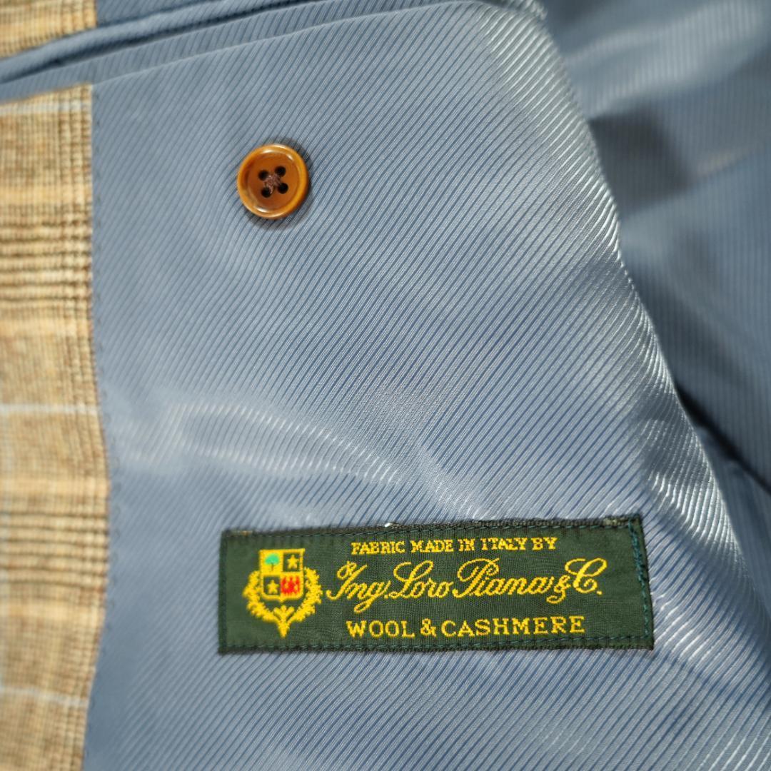 【極美品】azabu tailor×Loro Piana　カシミヤ混生地スーツ
