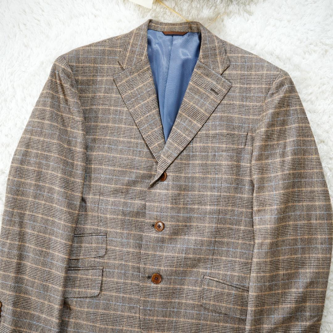 【極美品】azabu tailor×Loro Piana　カシミヤ混生地スーツ