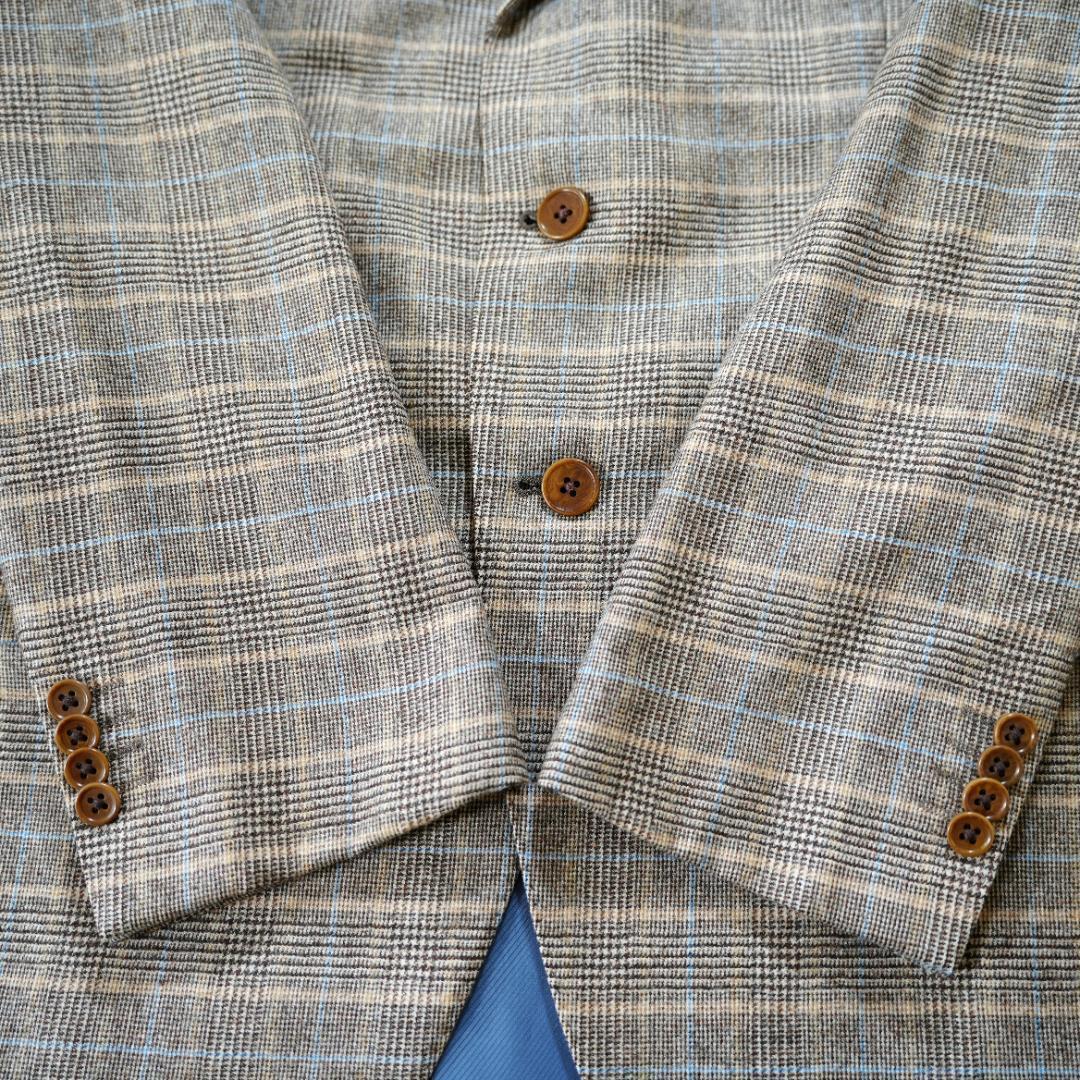 【極美品】azabu tailor×Loro Piana　カシミヤ混生地スーツ