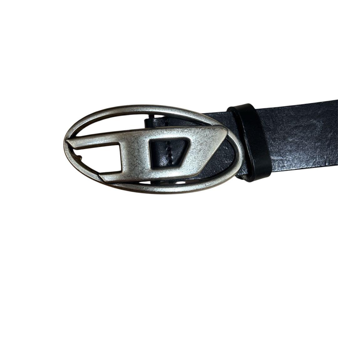 【美品】DIESEL正規品 カウレザーベルト