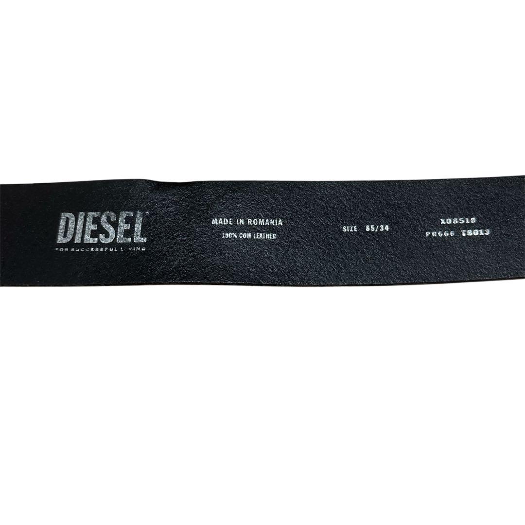 【美品】DIESEL正規品 カウレザーベルト