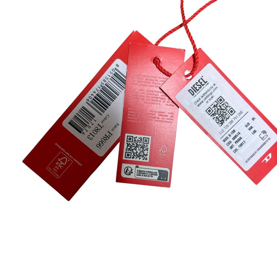 【美品】DIESEL正規品 カウレザーベルト