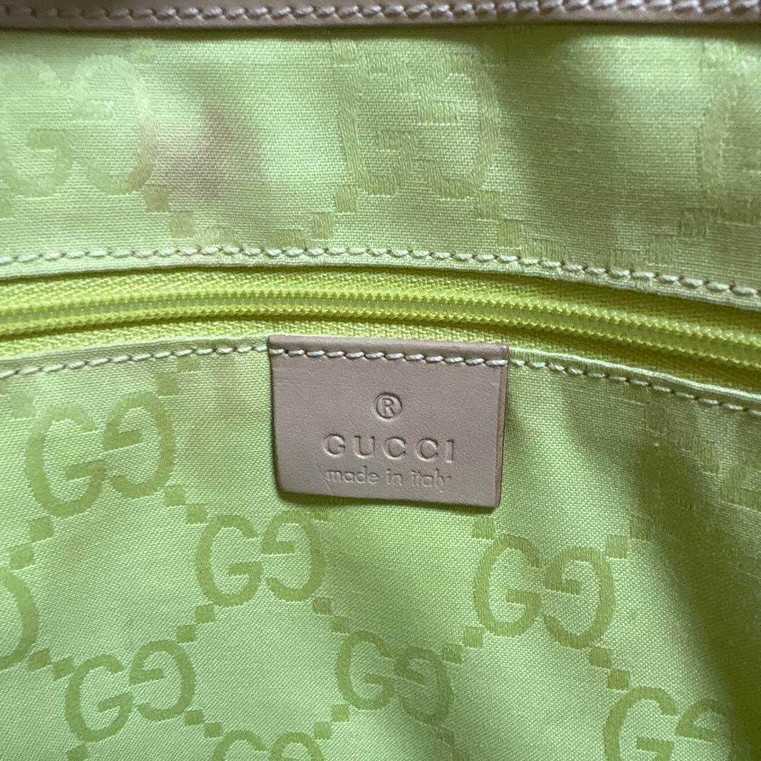 GUCCI ベージュ トートバッグ ※値下げ交渉応じます！