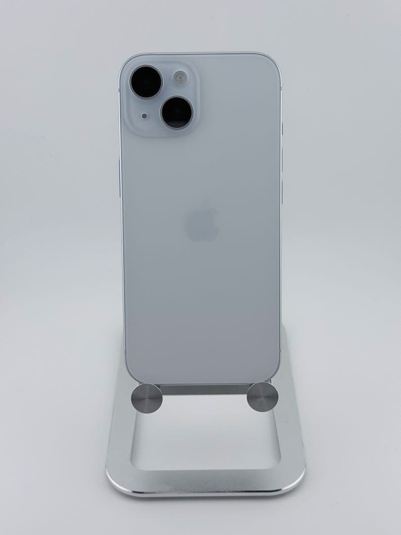 新品同様/Bt100% iPhone15 512GB ブルー SIMフリー日本版