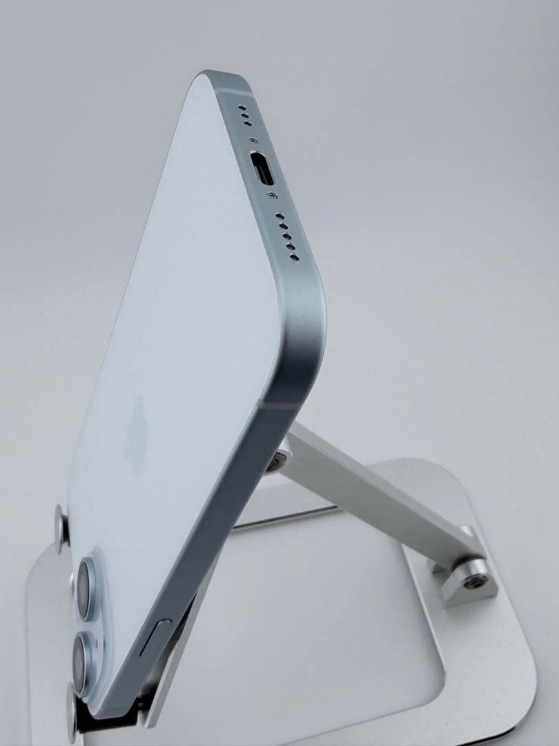 新品同様/Bt100% iPhone15 512GB ブルー SIMフリー日本版