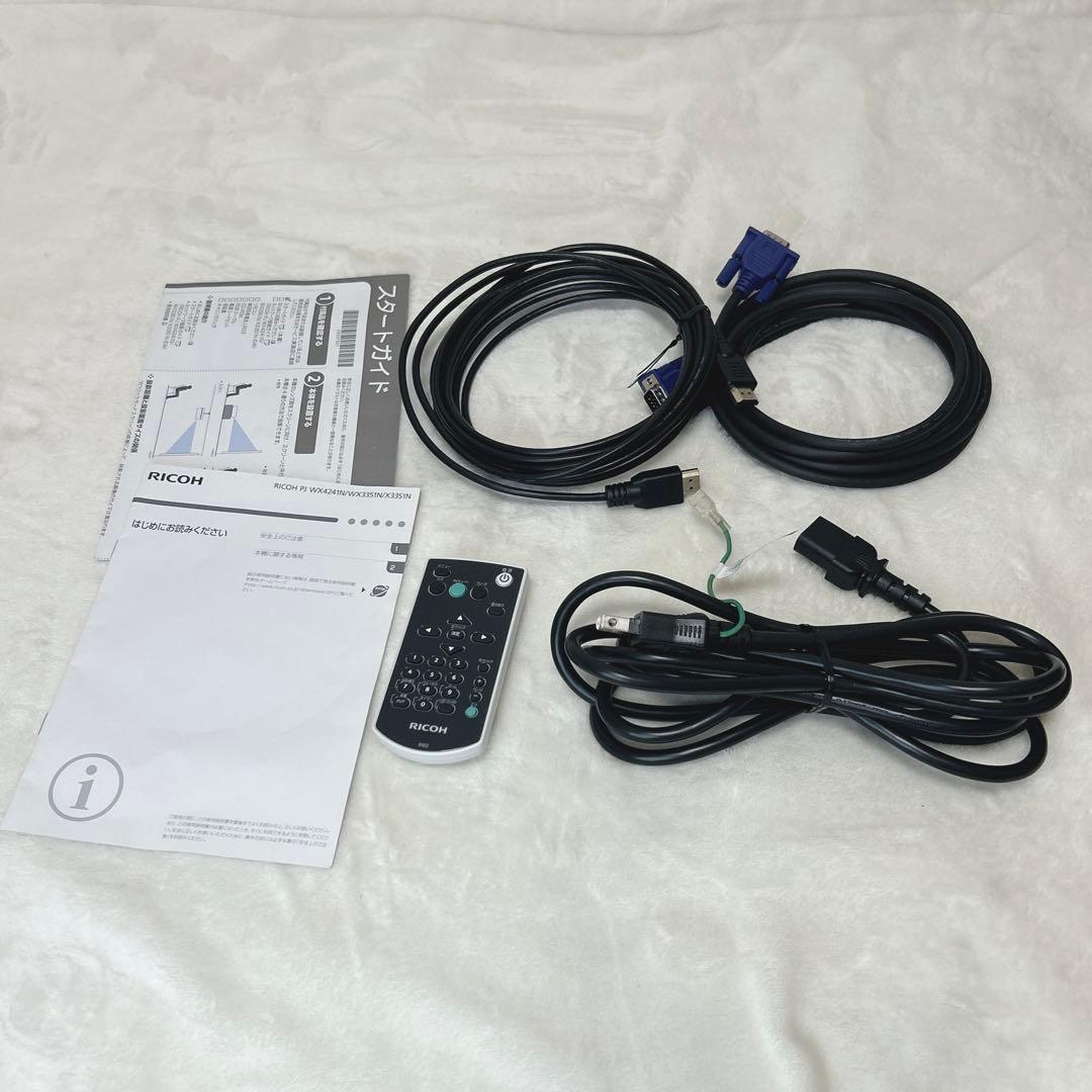 ✨美品✨ RICOH PJ WX4241N プロジェクター　ランプ時間343H