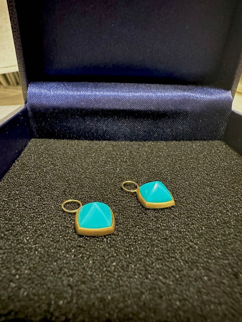 GSTV k18スリーピングビューティーターコイズチャーム3.00ct新品未使用