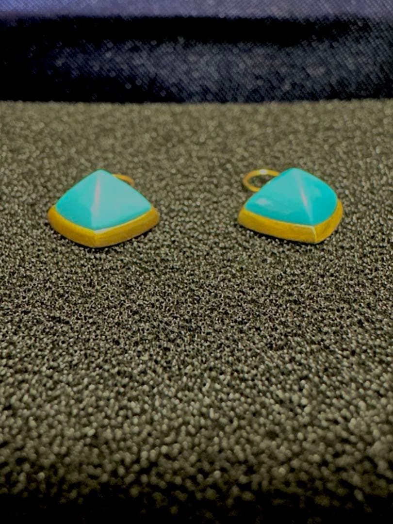 GSTV k18スリーピングビューティーターコイズチャーム3.00ct新品未使用