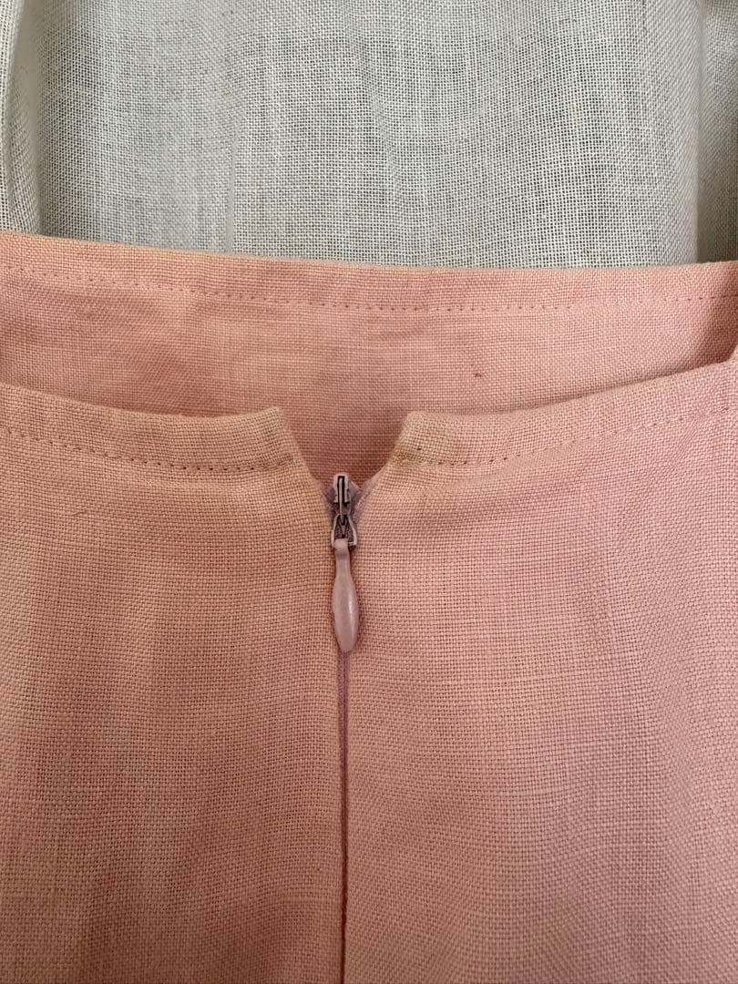 CHANEL アーカイブ 希少 ピンクツイード リネンセットアップ 90s