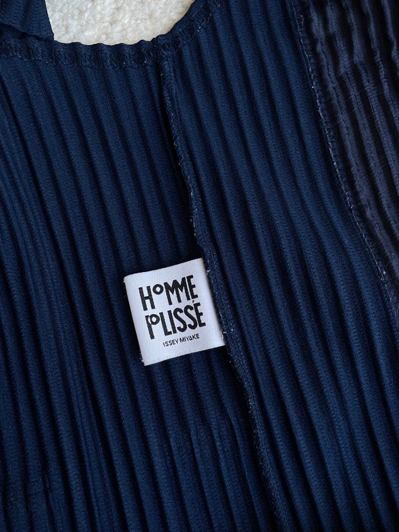 【限定価格〜10/26】イッセイミヤケオムプリッセ1 ネイビージャンプスーツ