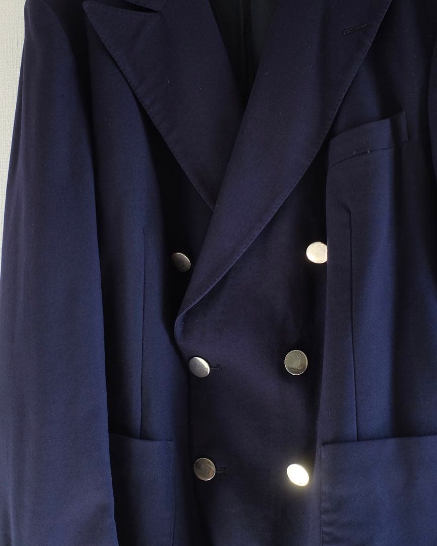 ヨ*チ様 60s〜 british vintage navy blazer ダブ