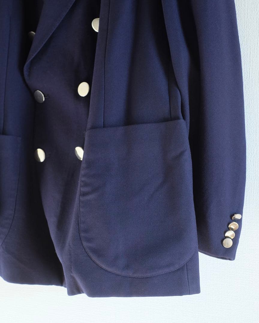 ヨ*チ様 60s〜 british vintage navy blazer ダブ