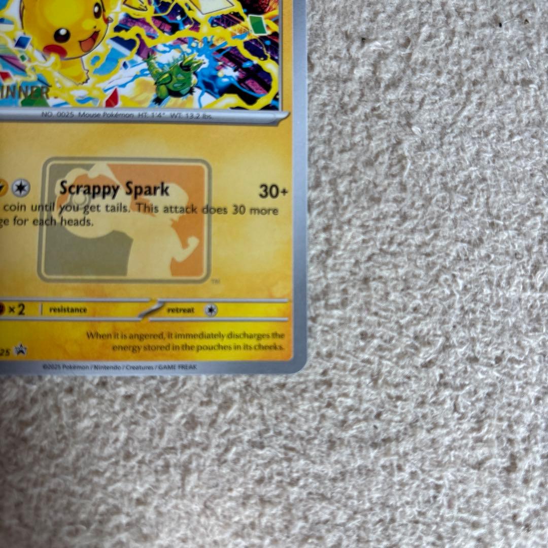 ピカチュウ WCS2025 winner プロモ スタンプ　アナハイム