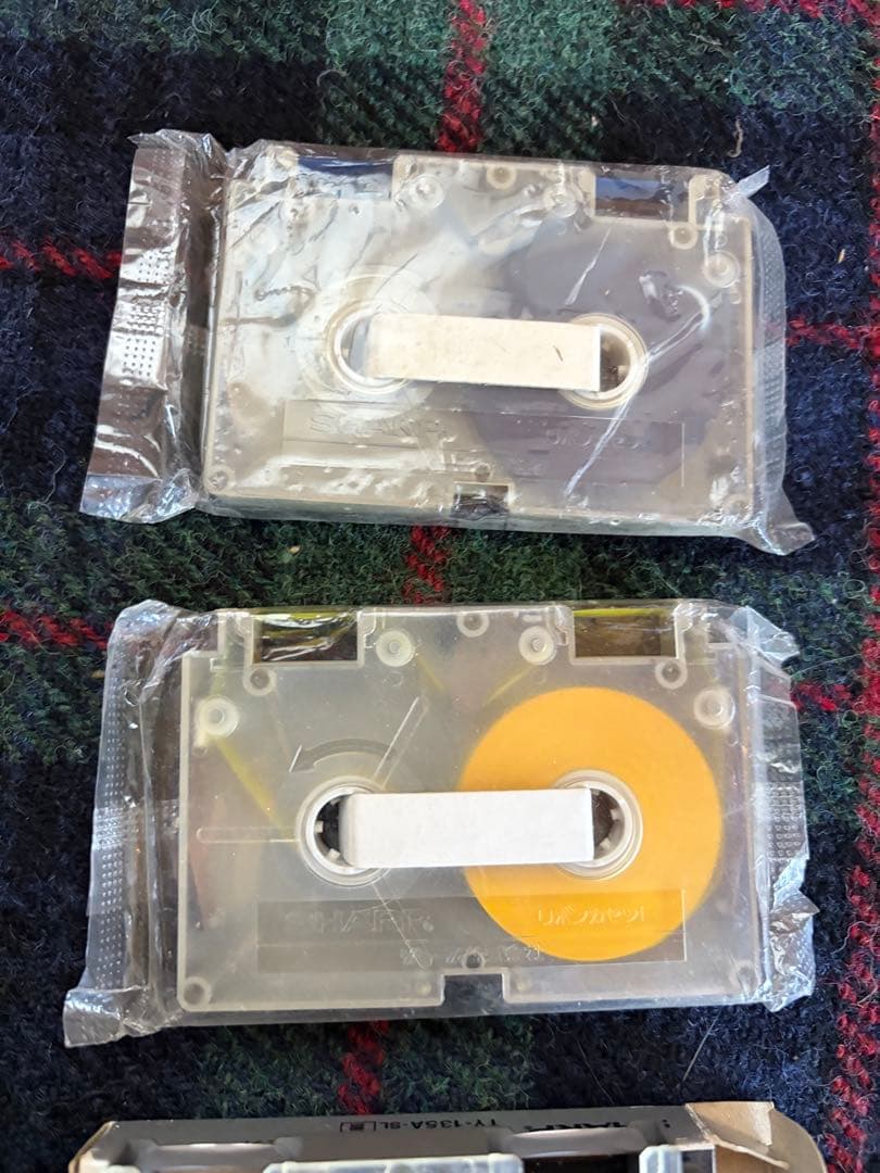 シャープ ワープロ 書院用 インクリボン 8点セット（金・銀・青・黄 ・黒)