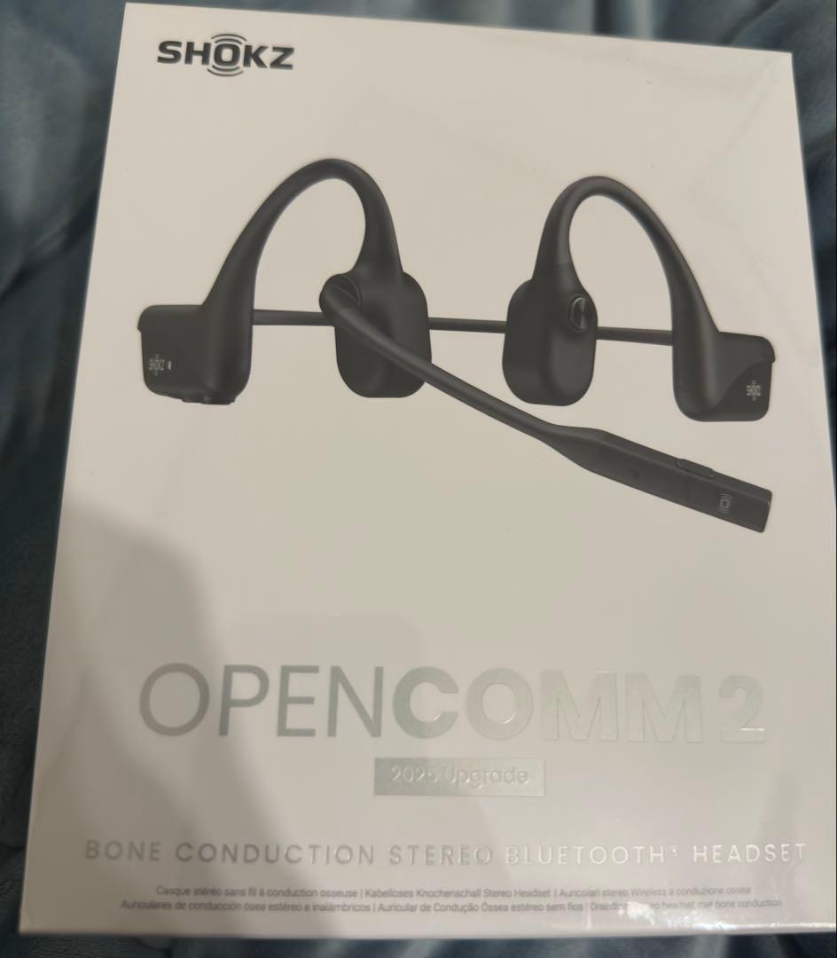 SHOKZ OpenComm2 2025 Upgrade骨伝導ヘッドセット