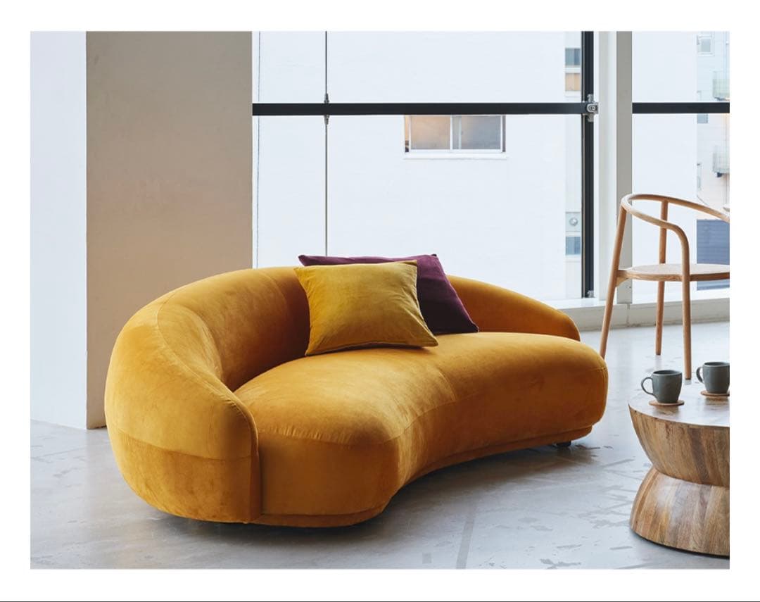 K.K☆  NOCE BEANS ソファー / Yellow