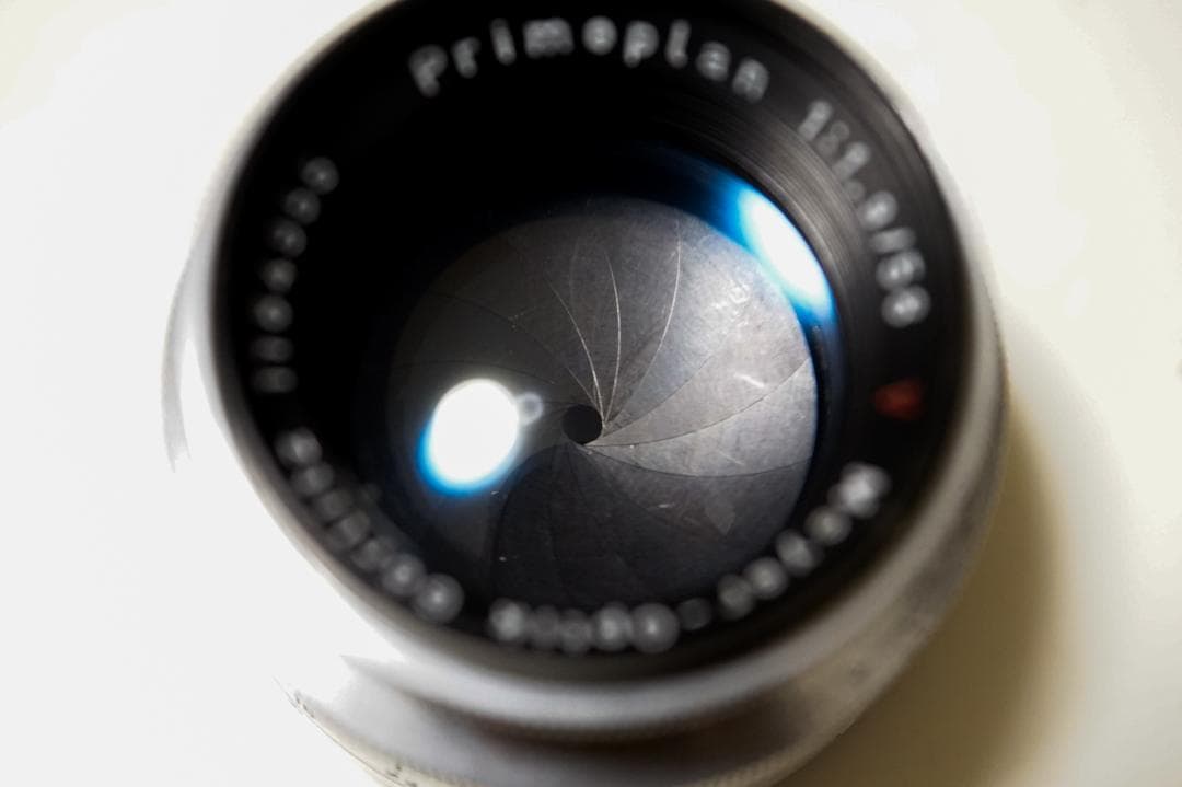 Primoplan 58mm f1.9V 整備済 マウントアダプタ付