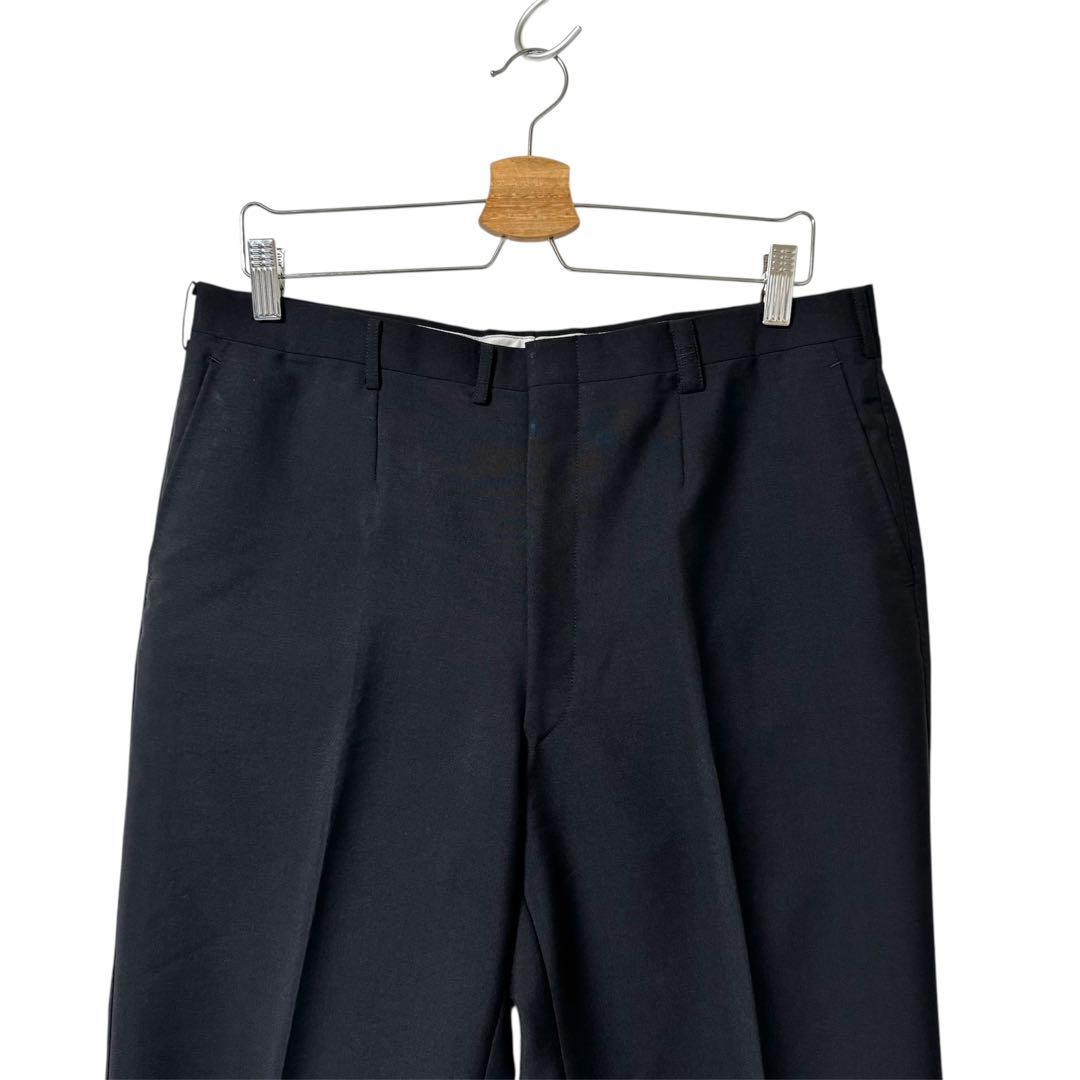 90s GIVENCHY ウールモヘヤ ワイド スラックス ジバンシー