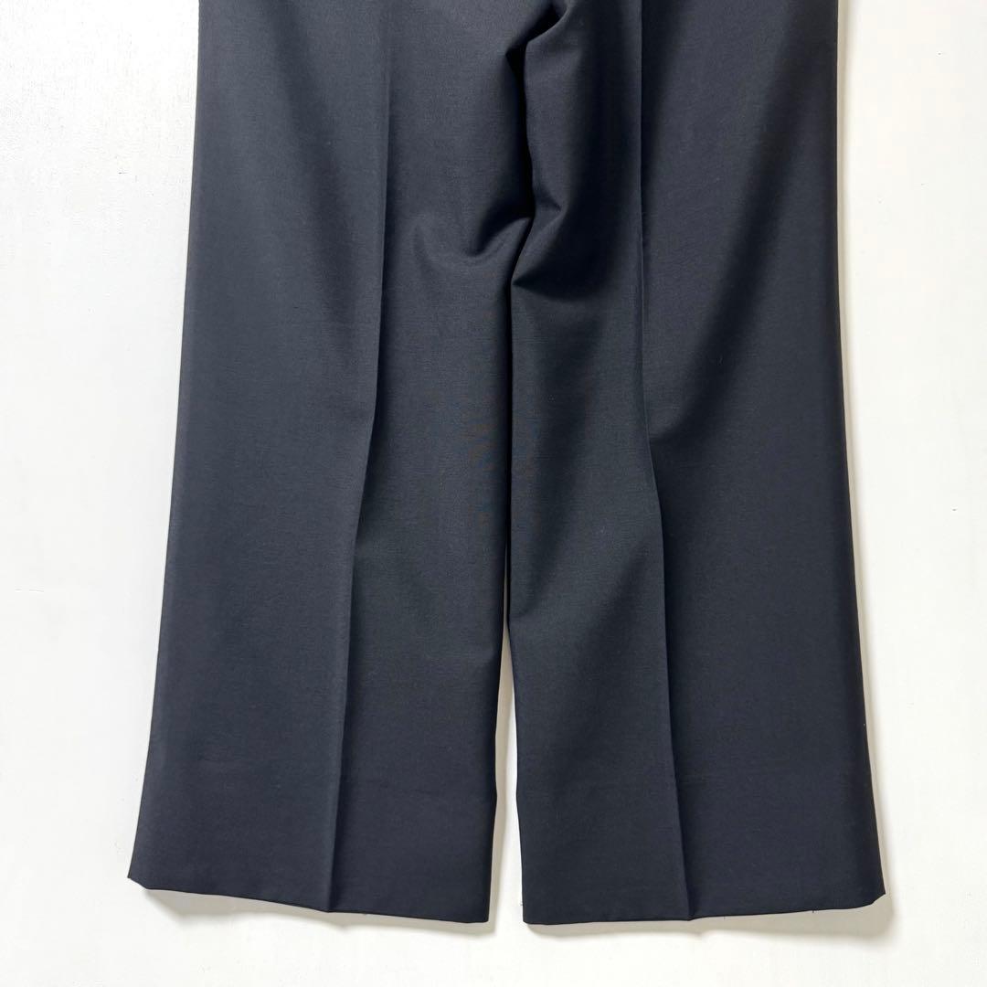 90s GIVENCHY ウールモヘヤ ワイド スラックス ジバンシー