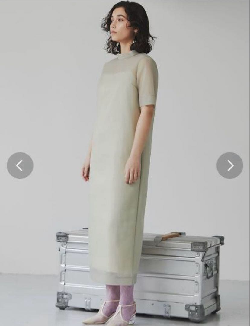 LAGUNAMOON【S】シアーダンボールワンピース ミントグリーン