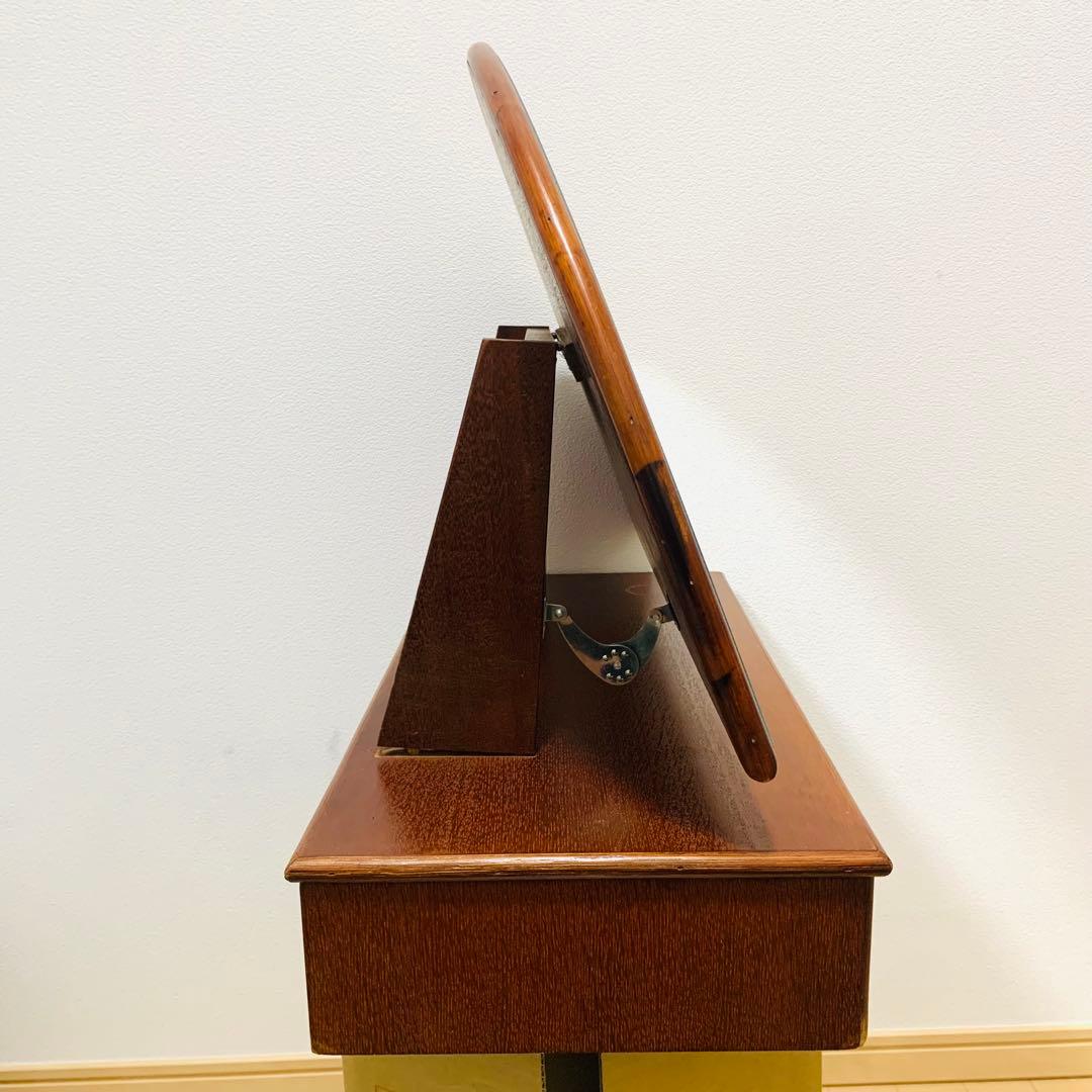 希少　ラタン　ドレッサー　家具　籐　鏡 引き出し 収納　古道具　置き型　レトロ