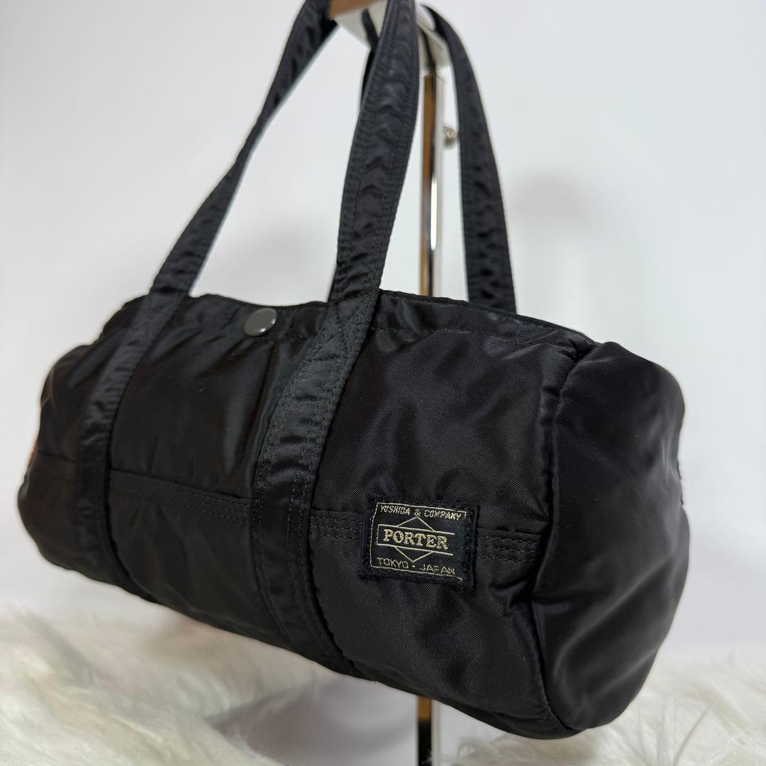 [極美品] PORTER　タンカー　ダッフルバッグ　ボストン　黒　S