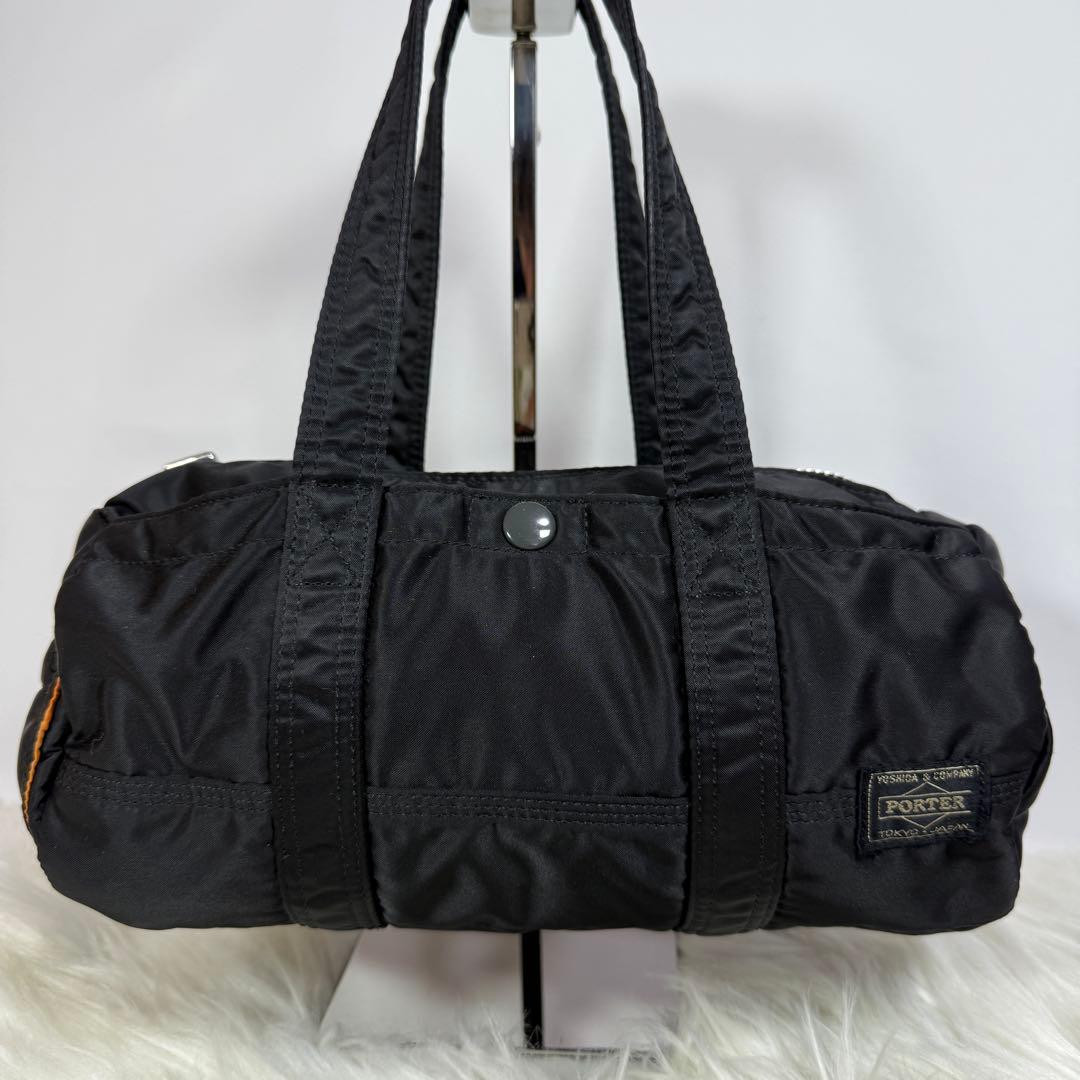 [極美品] PORTER　タンカー　ダッフルバッグ　ボストン　黒　S
