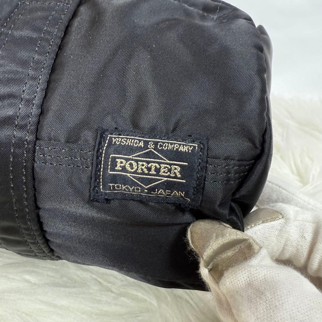 [極美品] PORTER　タンカー　ダッフルバッグ　ボストン　黒　S