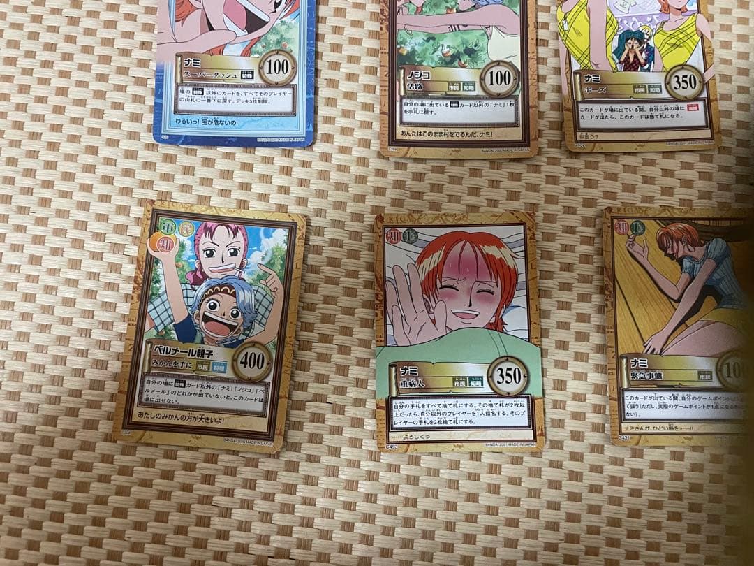 ワンピース　カード　カードダス　ナミ　等　セット　ノーマル　ハイパーバトル