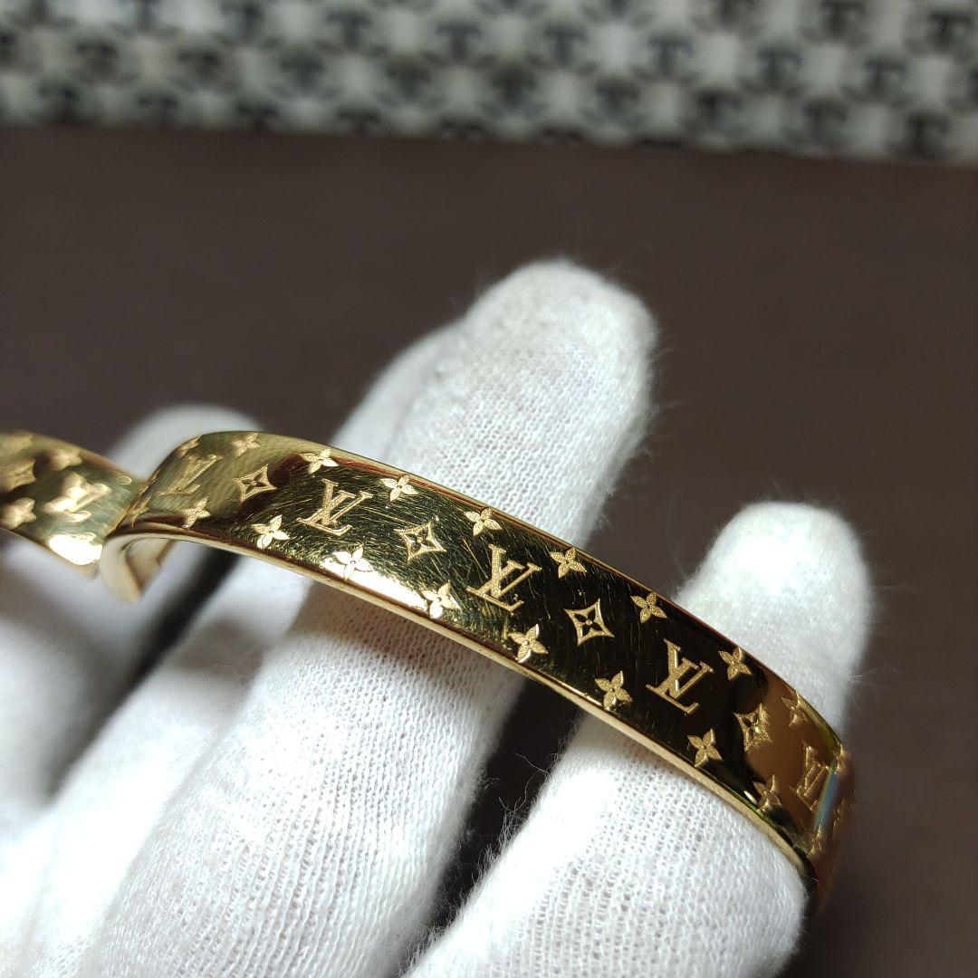 ルイヴィトン　M00251　ブレスレット　ナノグラム　ゴールド