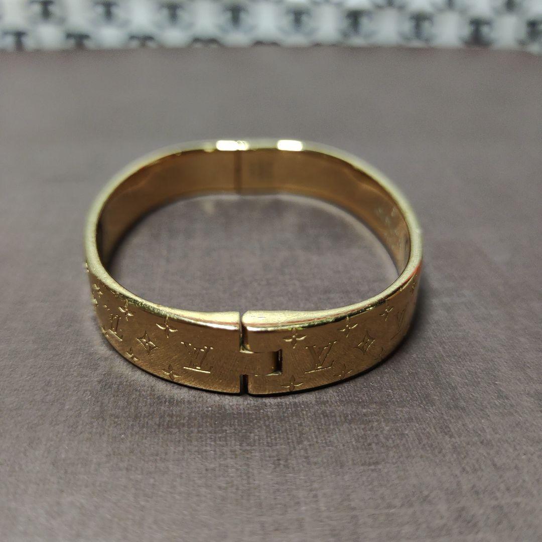 ルイヴィトン　M00251　ブレスレット　ナノグラム　ゴールド