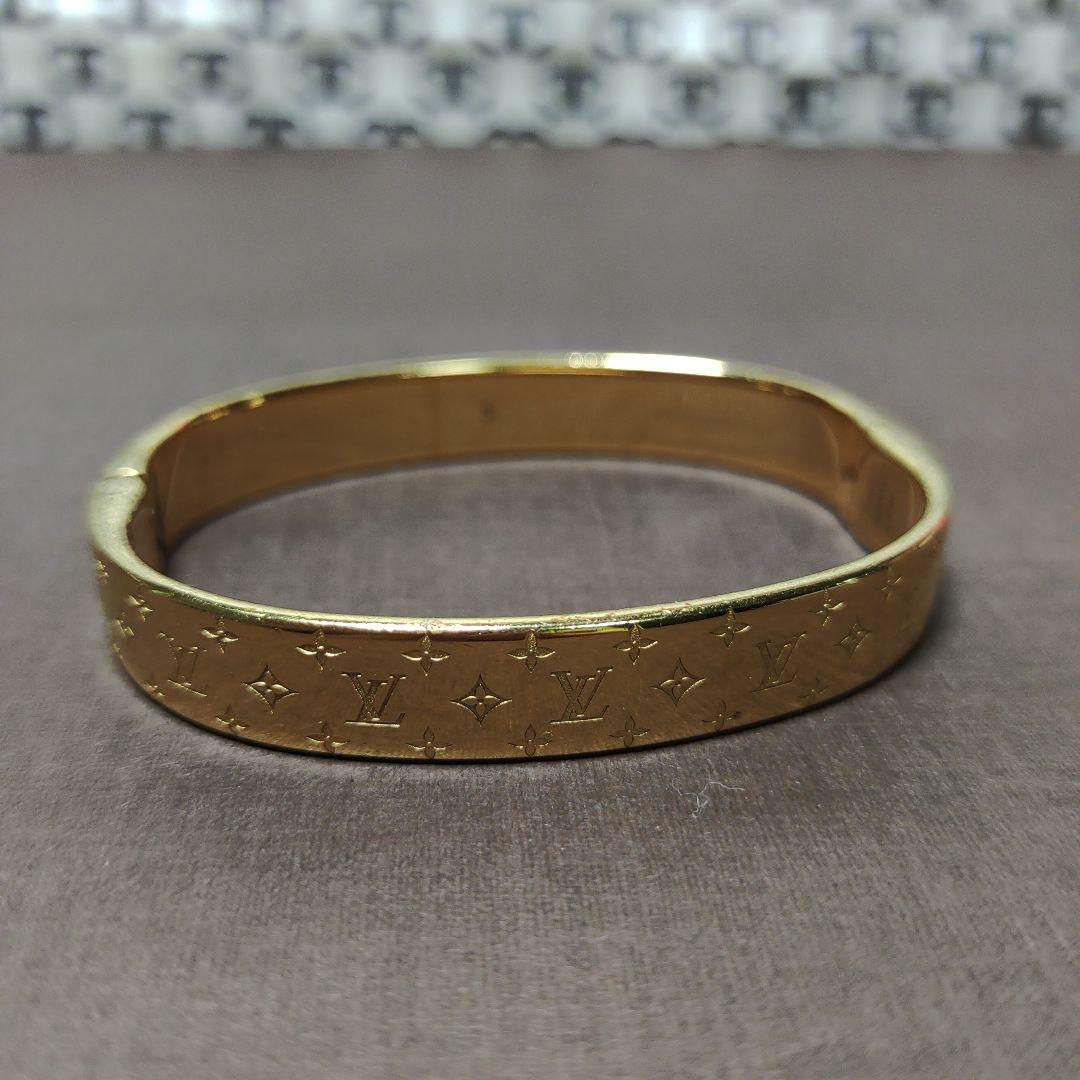 ルイヴィトン　M00251　ブレスレット　ナノグラム　ゴールド