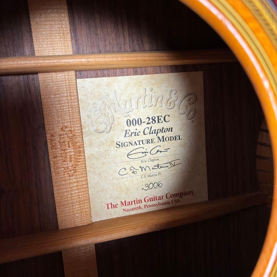 マーティン00028-EC Vintageエリッククラプトンモデル、ケース付