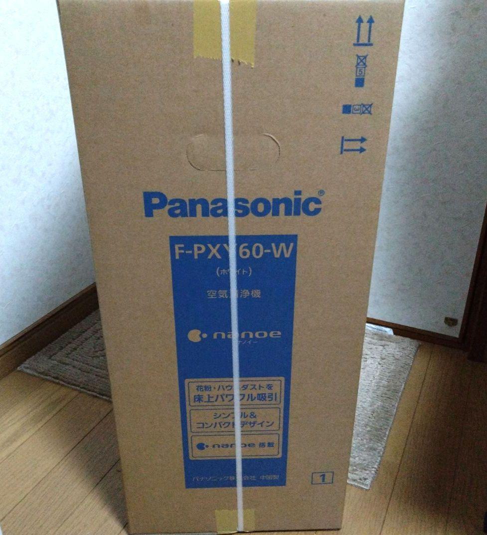 新品未開封 パナソニック 空気清浄機 ナノイー ホワイト 白 除菌 脱臭 静音