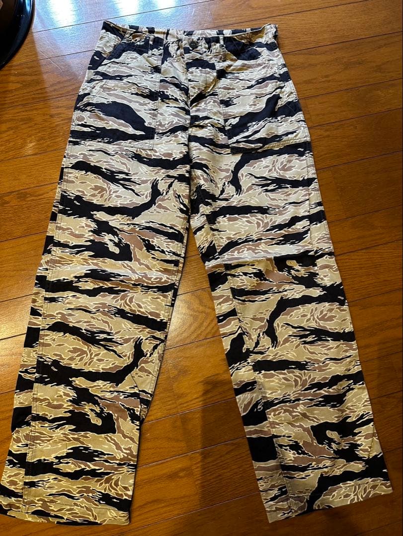 リアルマッコイズ タイガー カモフラージュ パンツ M 迷彩　タイガーカモ