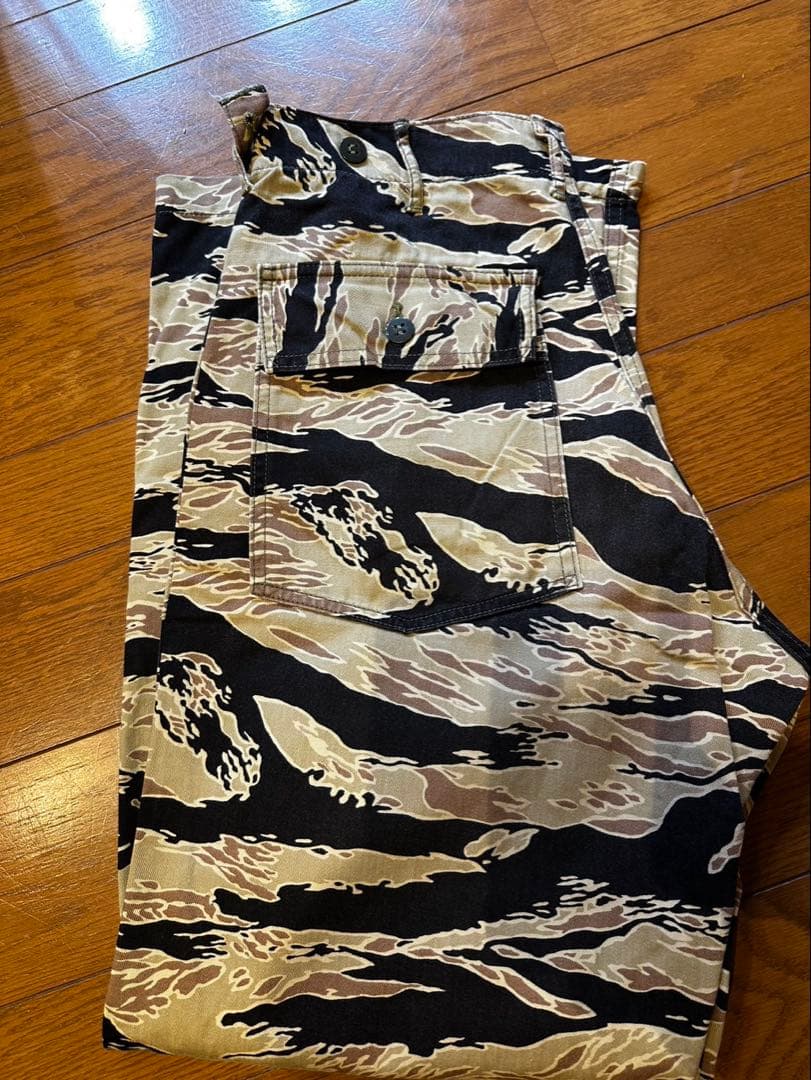 リアルマッコイズ タイガー カモフラージュ パンツ M 迷彩　タイガーカモ