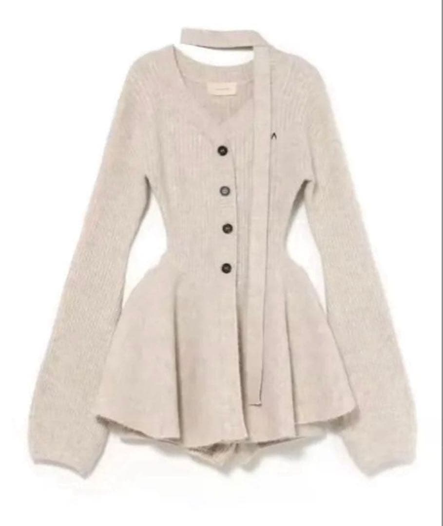 andmary Dahlia tunic set up beige アンドマリー