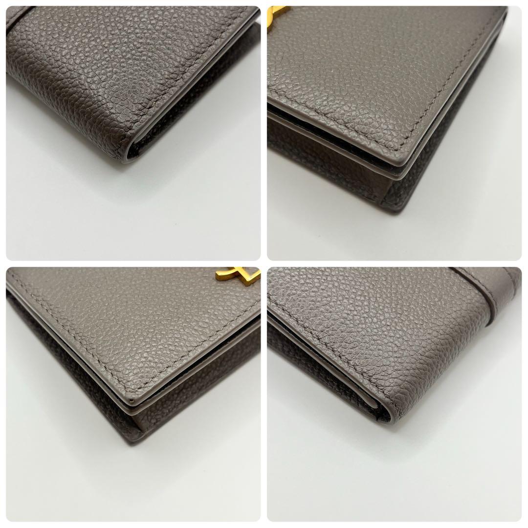 【極美品】サンローラン 名刺入れ カードケース グレー
