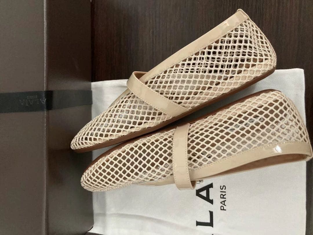 Alaia アライア フィッシュネット バレリーナ 36