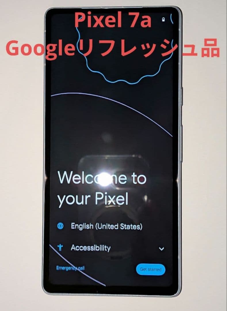 【美品】Pixel 7a 本体　カラー:Sea 水色　Google再生品　未使用