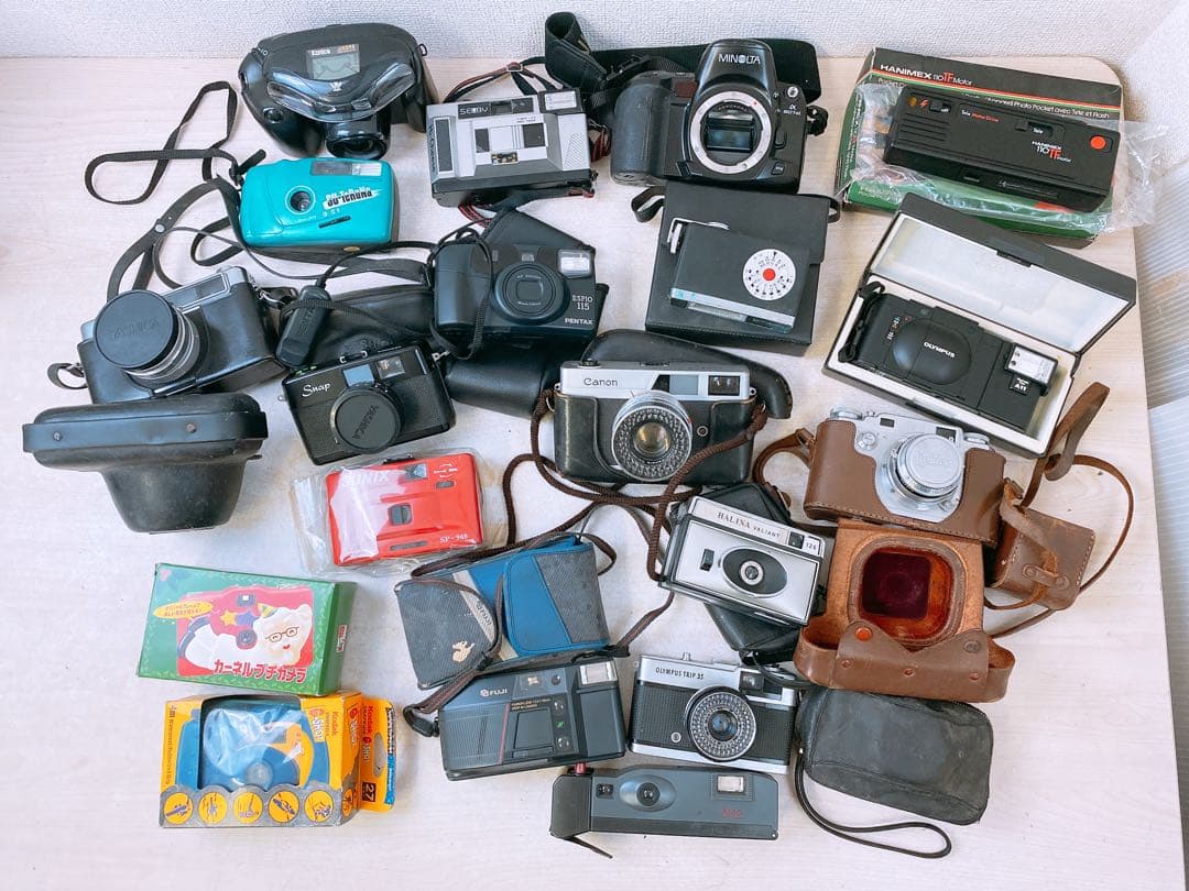 シ*ム様 フィルムカメラ 約8.9kg 19点まとめ 昭和レトロ Konica