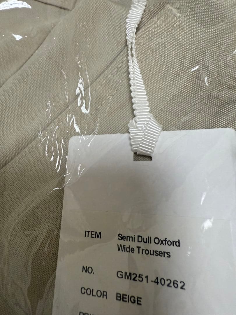 スーツ Graphpaper SemiDull Oxford Wide Trousers