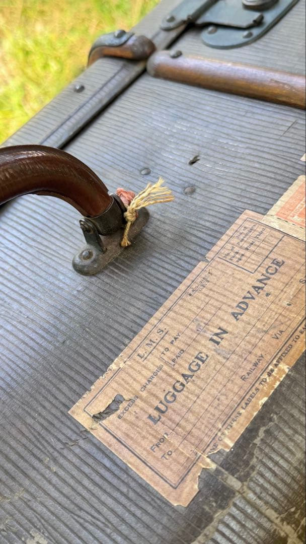 希少 アンティークヴィンテージトランク (大)