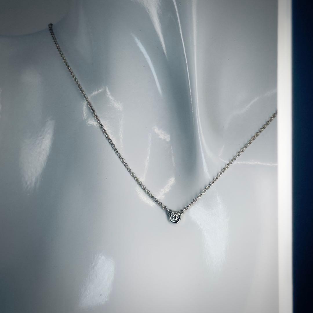 T&Co. ティファニー ダイヤモンド バイザヤード ネックレス AG 925