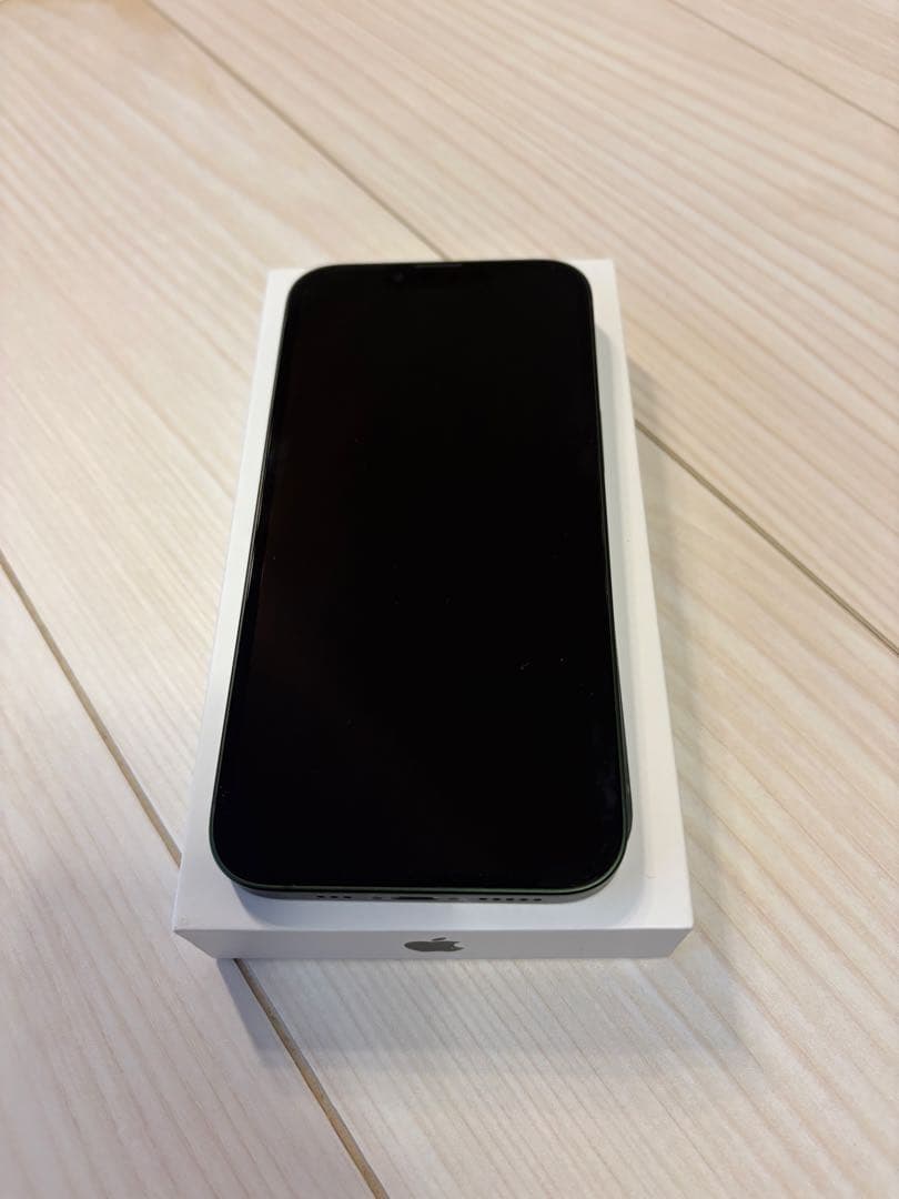 【箱付き】Apple iPhone 13 本体 ダークグリーン　128GB
