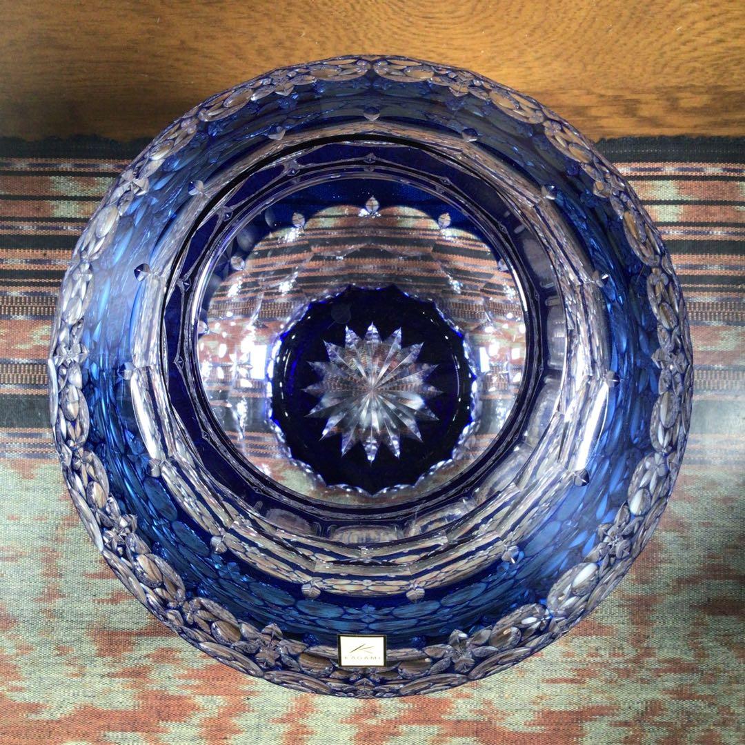 KAGAMI CRYSTAL×篠崎英明　江戸切子　花器　『玉舞』