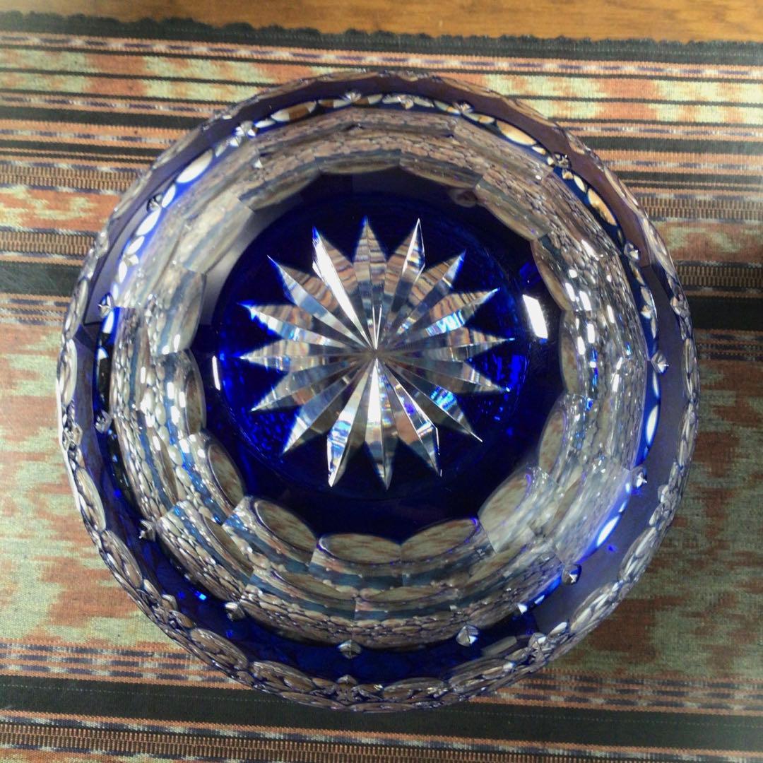 KAGAMI CRYSTAL×篠崎英明　江戸切子　花器　『玉舞』