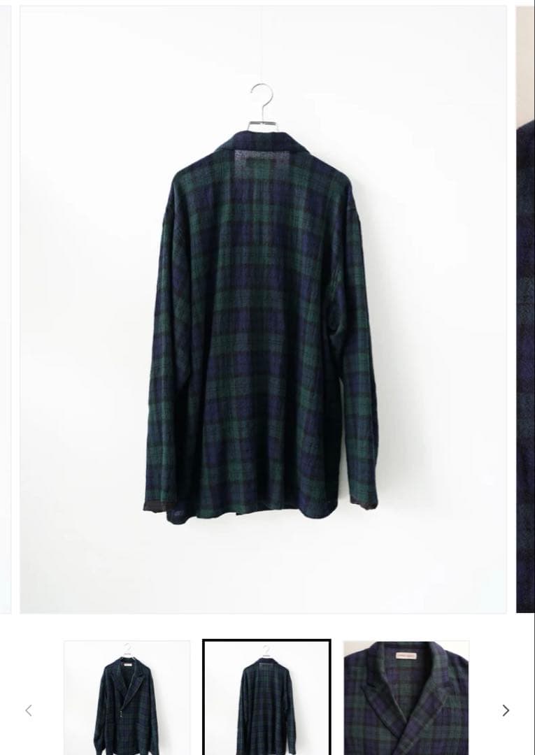 M*e様 barbell object wool coat 25aw