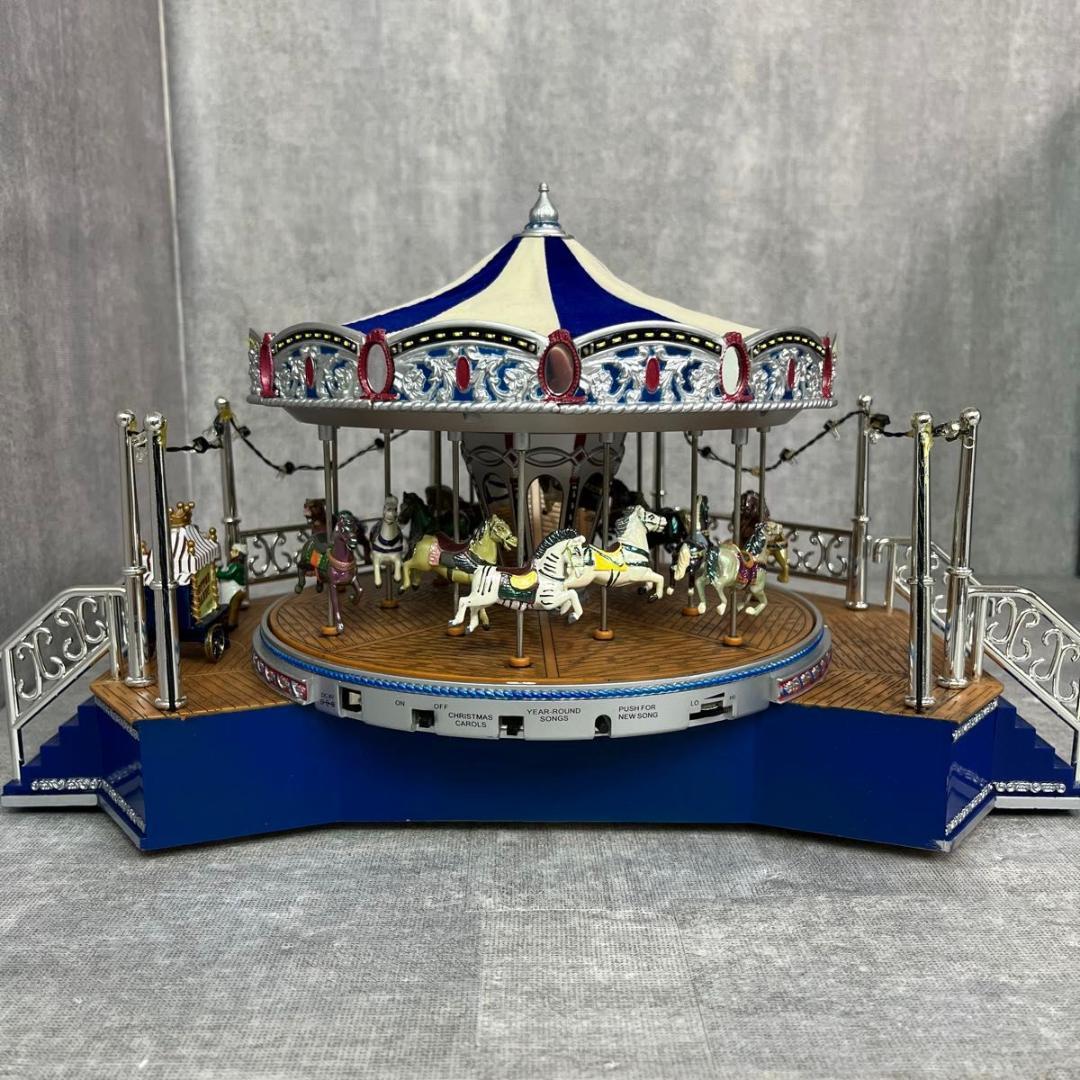 激レア ミスタークリスマス カルーセル メリーゴーランド オルゴール 50曲